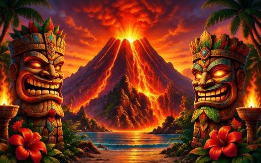 Tiki Volcano